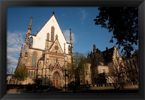 Framed St Thomas Church, Leipzig, Germany Print
