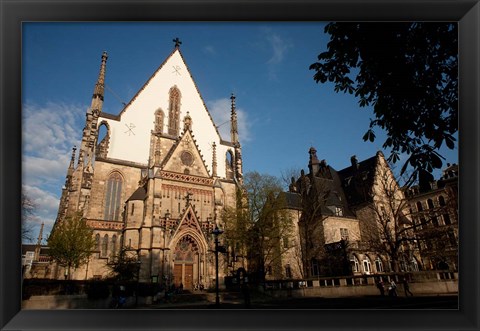 Framed St Thomas Church, Leipzig, Germany Print