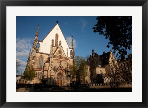 Framed St Thomas Church, Leipzig, Germany Print