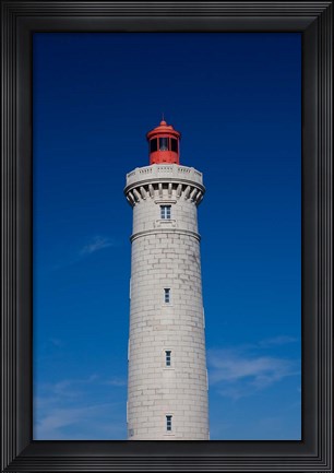 Framed Mole St-Louis Pier Lighthouse Print