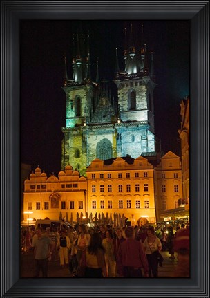 Framed Old Town, Czech Republic Print