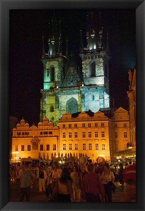 Framed Old Town, Czech Republic Print