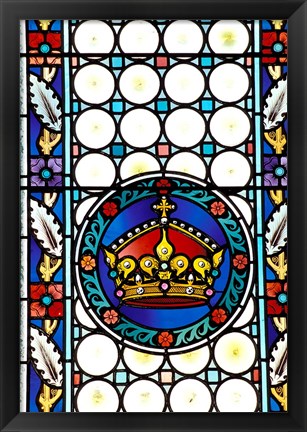 Framed Stained Glass Window Print