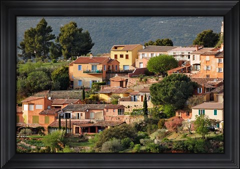 Framed View of Roussillon, France Print