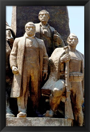 Framed Albania, Vlore, Independence Monument Print