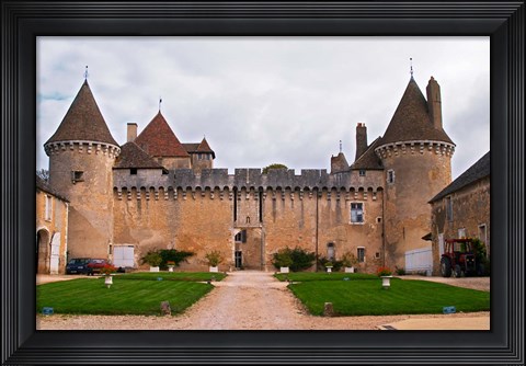 Framed Medieval Chateau de Rully Print