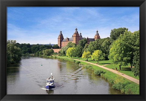 Framed Schloss Johannesburg, Aschaffenburg, Germany Print