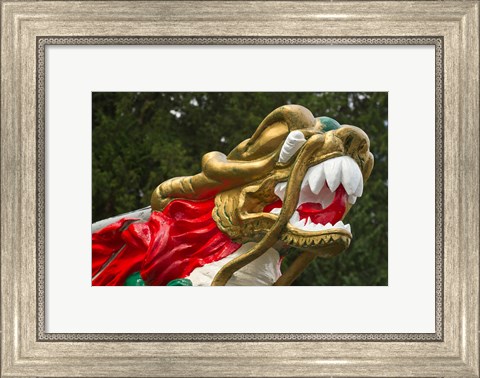 Framed Chinese Dragonboat Print