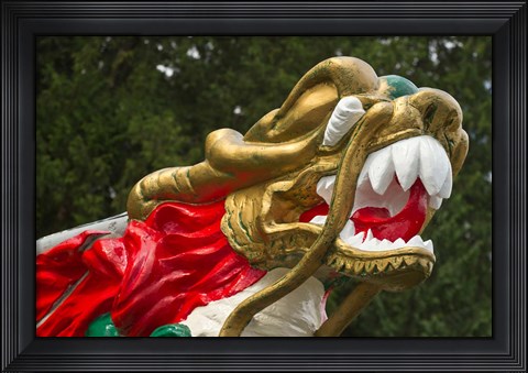 Framed Chinese Dragonboat Print