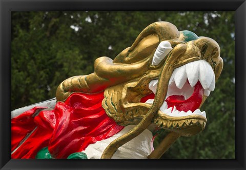 Framed Chinese Dragonboat Print
