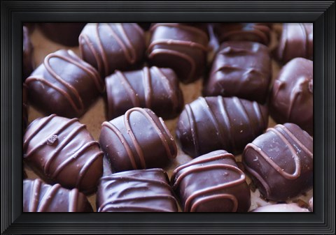 Framed New Brunswick, Ganong Chocolate desserts Print
