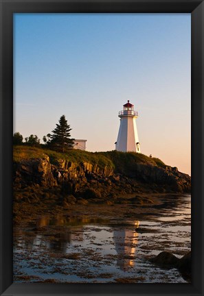 Framed Letite Passage Lighthouse Print