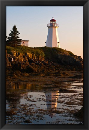 Framed New Brunswick, Letite Passage Lighthouse Print