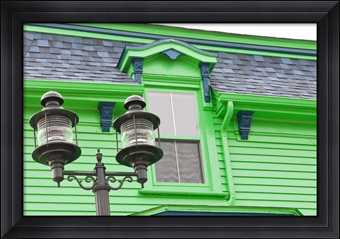 Framed Canada Lunenburg Architechture Print