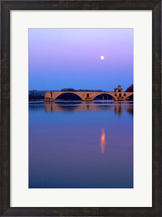 Framed St Benezet Bridge, Avignon Print