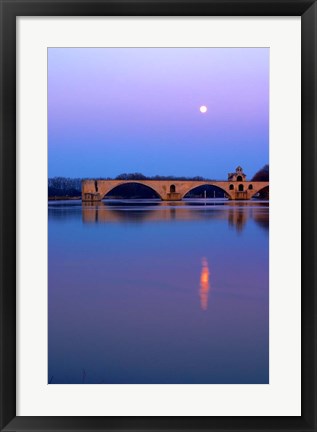 Framed St Benezet Bridge, Avignon Print