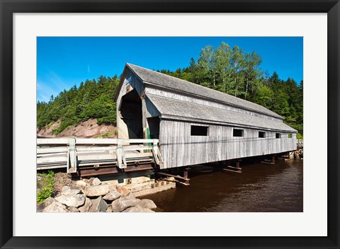 Framed New Brunswick, Irish River Print