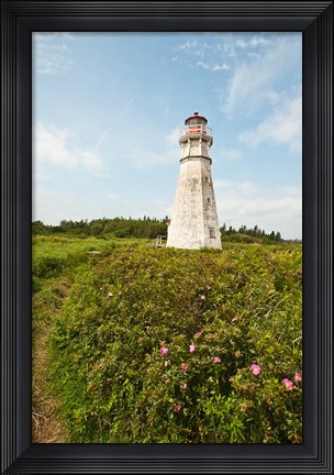 Framed Cape Jourimain NWA Lighthouse Print