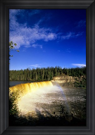 Framed Lady Evelyn Falls Territorial Park Print