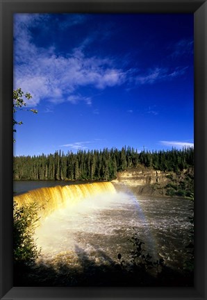 Framed Lady Evelyn Falls Territorial Park Print