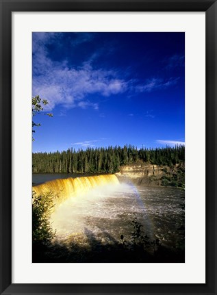 Framed Lady Evelyn Falls Territorial Park Print