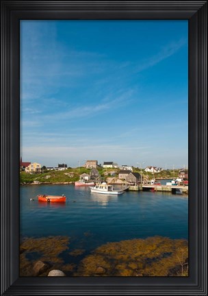 Framed Peggy&#39;s Cove Fishing Village Print