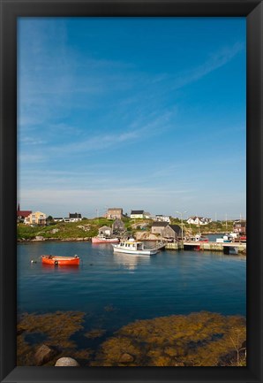 Framed Peggy&#39;s Cove Fishing Village Print