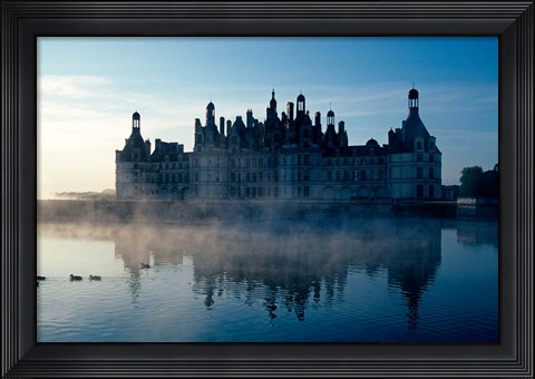 Framed Chateau Chambord at Dawn Print