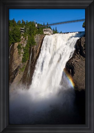 Framed Montmorency Falls, Quebec City Print