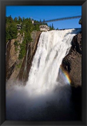 Framed Montmorency Falls, Quebec City Print