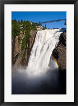 Framed Montmorency Falls, Quebec City Print