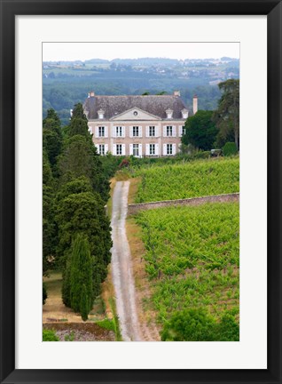 Framed Chateau de la Coulee de Serrant, Loire Valley Print