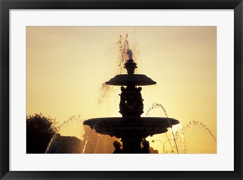 Framed Place de la Concorde, Paris Print