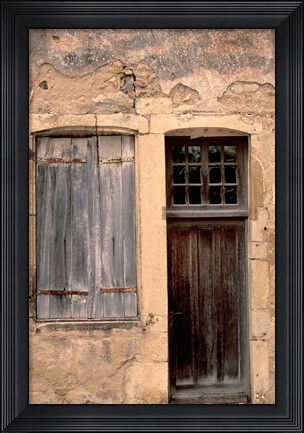 Framed Architectural Detail, France Print