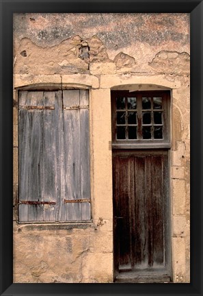 Framed Architectural Detail, France Print