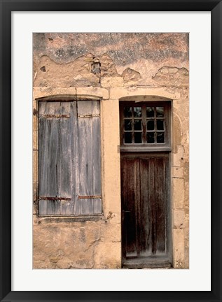 Framed Architectural Detail, France Print