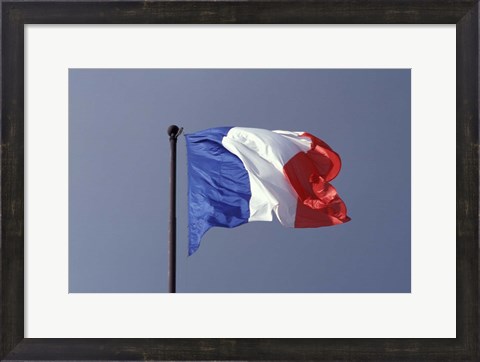 Framed French Flag Print