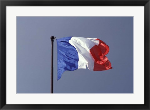 Framed French Flag Print