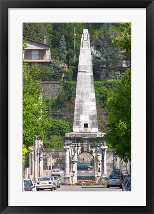 Framed Pyramid in Vienne, Isere Isere, France Print