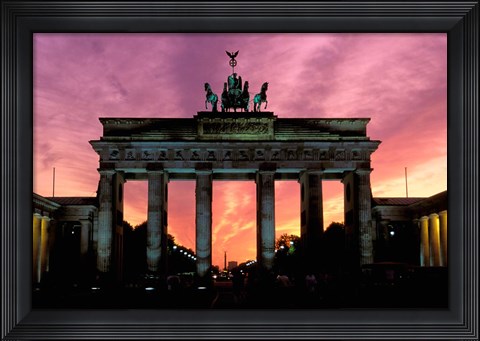 Framed Berlin Brandenburg Gate, Germany Print