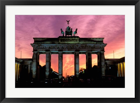 Framed Berlin Brandenburg Gate, Germany Print