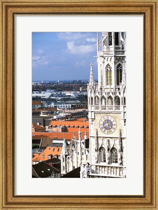 Framed Glockenspiel from Saint Peter&#39;s Church Print