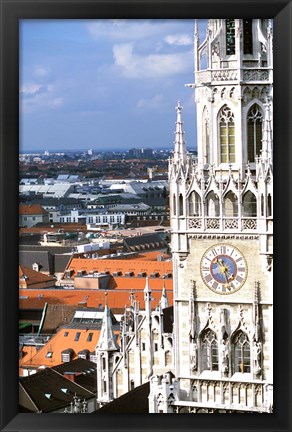 Framed Glockenspiel from Saint Peter&#39;s Church Print