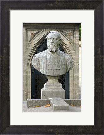 Framed Montparnasse Cemetery, Paris, France Print