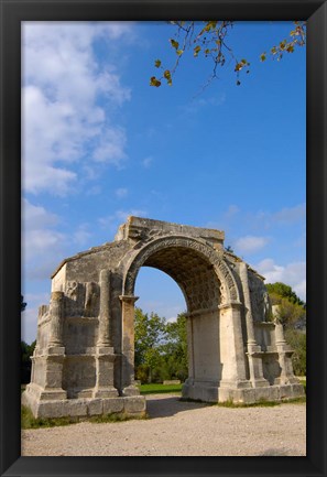 Framed Triumphal Arch, St Remy de Provence, France Print