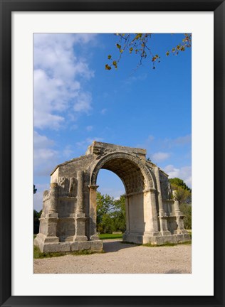 Framed Triumphal Arch, St Remy de Provence, France Print