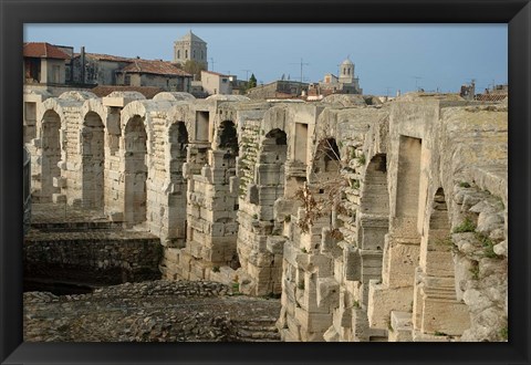 Framed Roman Amphitheatre, France Print