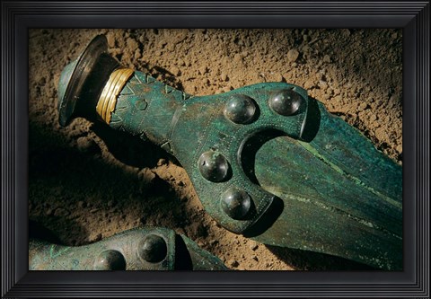 Framed Details of Sword Print