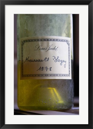 Framed Bottle of Louis Jadot Meursault Blagny Print