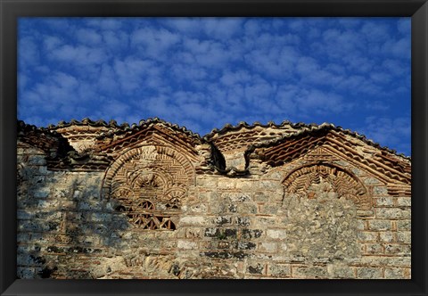 Framed Terracotta Decorations on Saint Nicholas Church Print